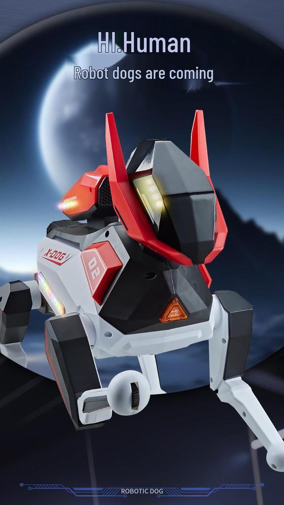 AI Smart Tech Dog: Children's Remote-Controlled Electric Robot Pet