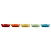 Piatto Fondo Tondo Le Creuset 20 cm Arcobaleno Resistente al Calore Freddo Compatibile Microonde Forno Set 5 Piatto Pasta Curry Gratin Prodotto Ufficiale Giappone