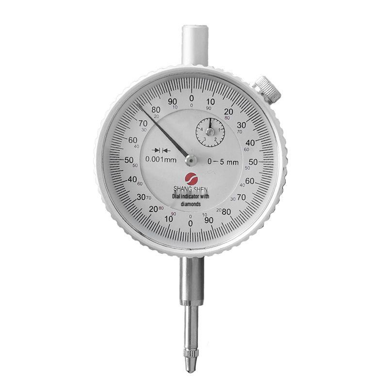 Mechanical Dial Indicator with Strong Magnetic Base, 0-5 Range, 0.001 Precision