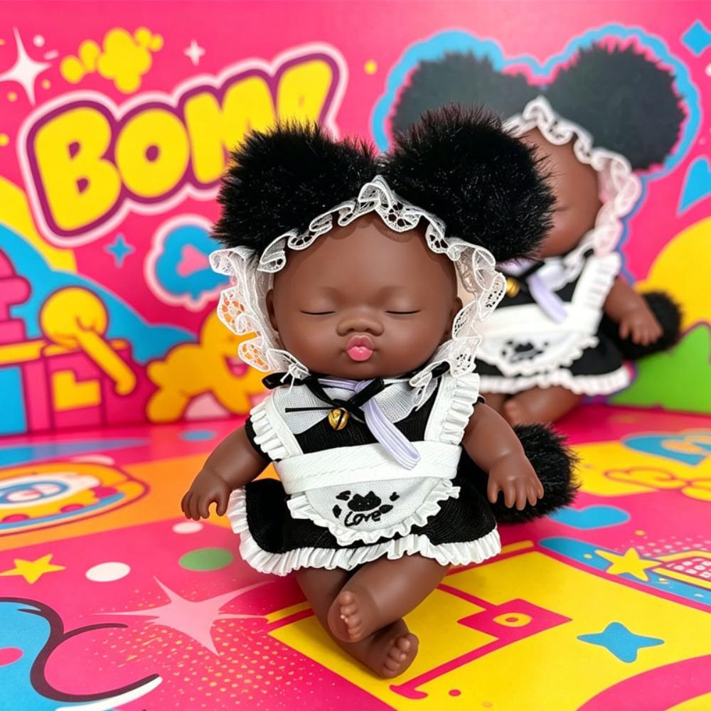Hand Relax Black Skin Squishy Desk Home Ugly Doll Toy Creative Natasha Squeeze Doll  Festival Gifts