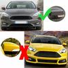 2x Gloss Black Door Wing Mirror Cover Caps Fits Ford Focus MK3 2011-2014