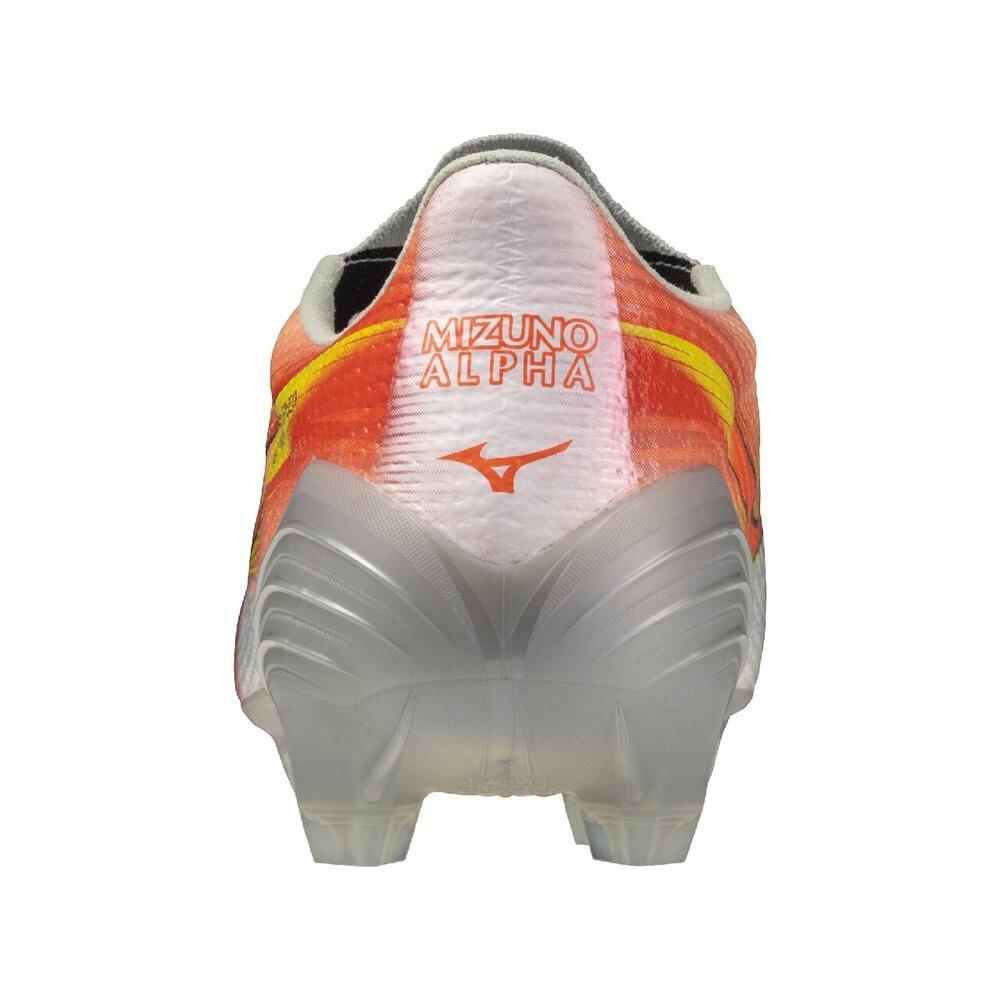Mizuno Alpha 3 Comfortable Rebound Soccer Shoes Unisex Soccer Shoes Orange White P1GA266054