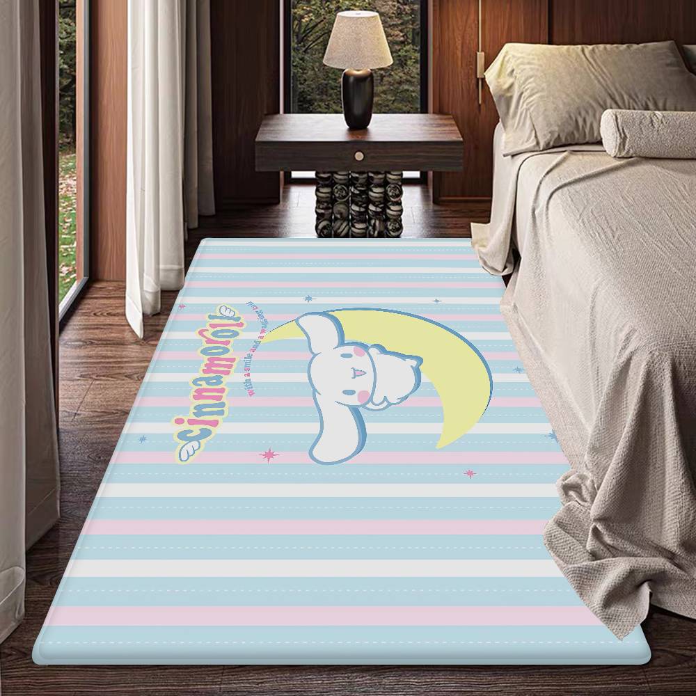C-Cinnamoroll Kitchen Mat Kids Room Bedroom Decoration Balcony Anti-Slip Doormat Living Room Alfombra