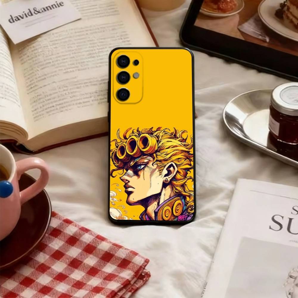 Pouzdro na telefon JoJo's Bizarre Adventure Pro Samsung S25,S24,S21,S22,S23,S30,Ultra,S20,Plus,Fe,Lite,Note,10,Měkký černý kryt