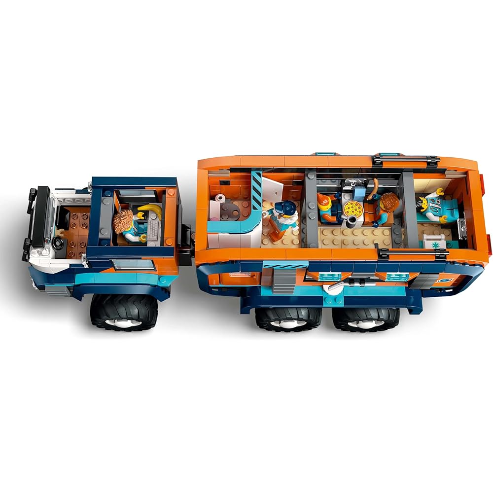 LEGO City Laboratório Móvel de Exploração Ártica Brinquedo para Crianças de 8 a 10 Anos Conjunto de Blocos de Construção 60471