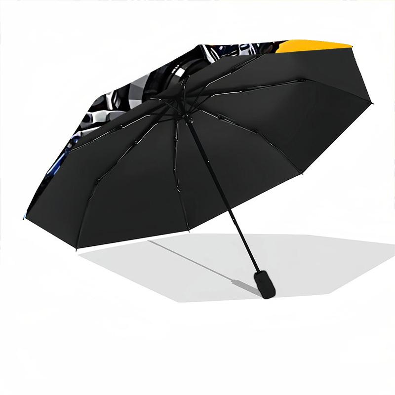 KAWS Automatic Open/Close Umbrella, Portable 3-Fold Compact Umbrella for Men & Women, Perfect Gift for Birthday, Christmas Ideal for Everyda