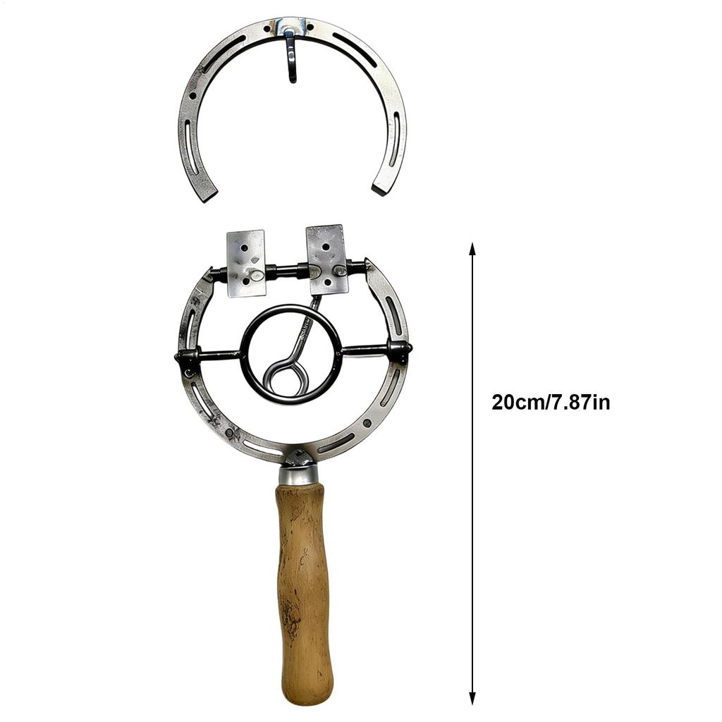 Hästsko Vinöppnare Rustik Hästskodesign Verktyg för Vinöppning Westerndekorationer Kraftig Korkskruv för Inflyttningsfest
