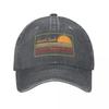 Hawk Tuah Sunset Orange Unisex WoUnisex Baseball Cap Funny Distressed Cotton Caps Hat Vintage Outdoor Activities Headwear