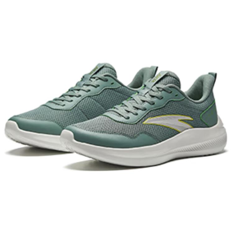 Anta Sonniger Himmel Trendig Bequem Stoßdämpfend Rutschfest Leicht Niedrig geschnitten Stadttaugliche Laufschuhe Herren Sneaker Grün Grau 912615541-7