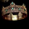 Hair Ornaments Baroque Crown Shiny Princess Tiara Elegant Rhinestone Crown  Man
