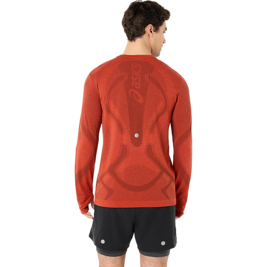 Running Wear ROAD SEAMLESS LS TOP 2011D356 402 L [ASICS] Men's (ENERGY AQUA)