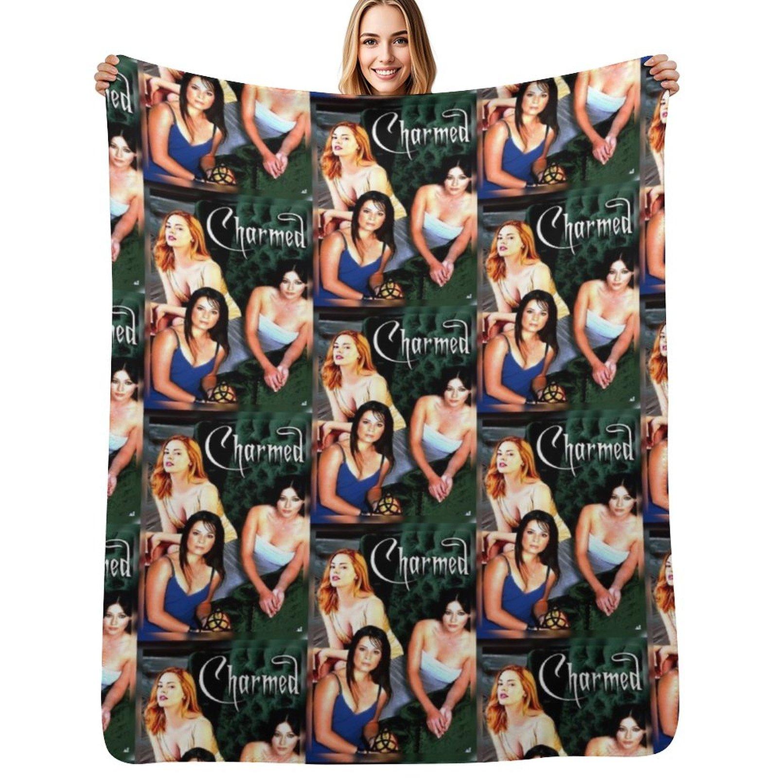 The Charmed Chair Throw Blanket Modern Design Soft Blanket for Home Decor Size: 75*100cm, Weight: 230 GSM