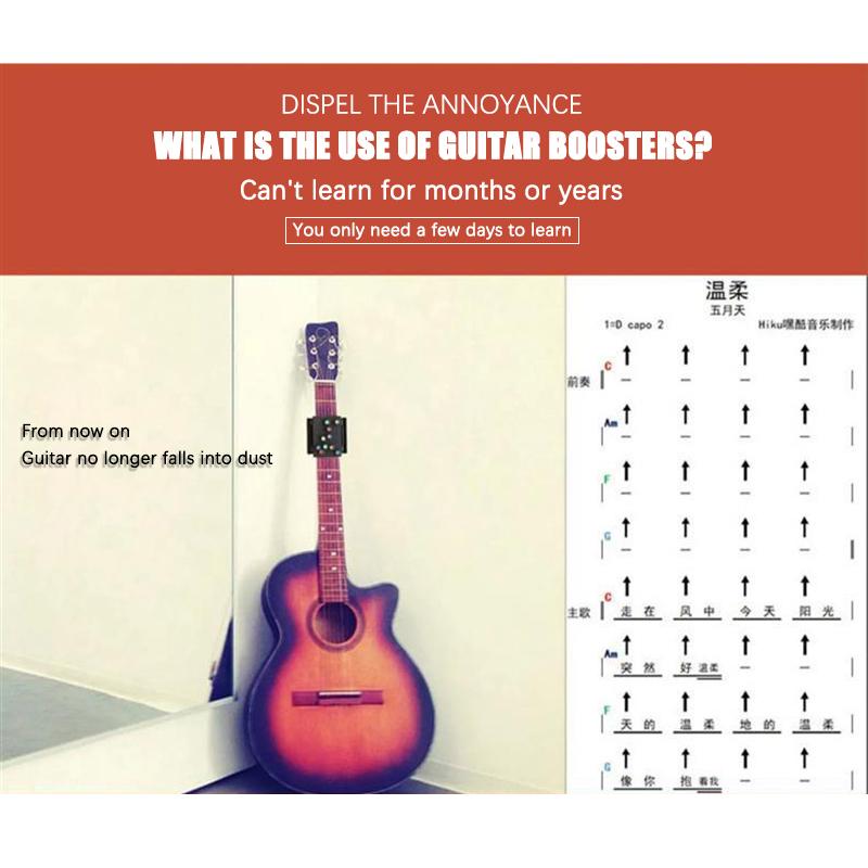 Gitarren-Anfänger-Training Akkord-Lernwerkzeug Finger Schmerzfreier Aufsatz Übungszubehör