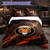 Hull City Football 3-teiliges Bettwäsche-Set Weiches Bettbezug-Set mit Kissenbezügen Bedrucktes Schlafzimmer-Deko-Set für Zuhause