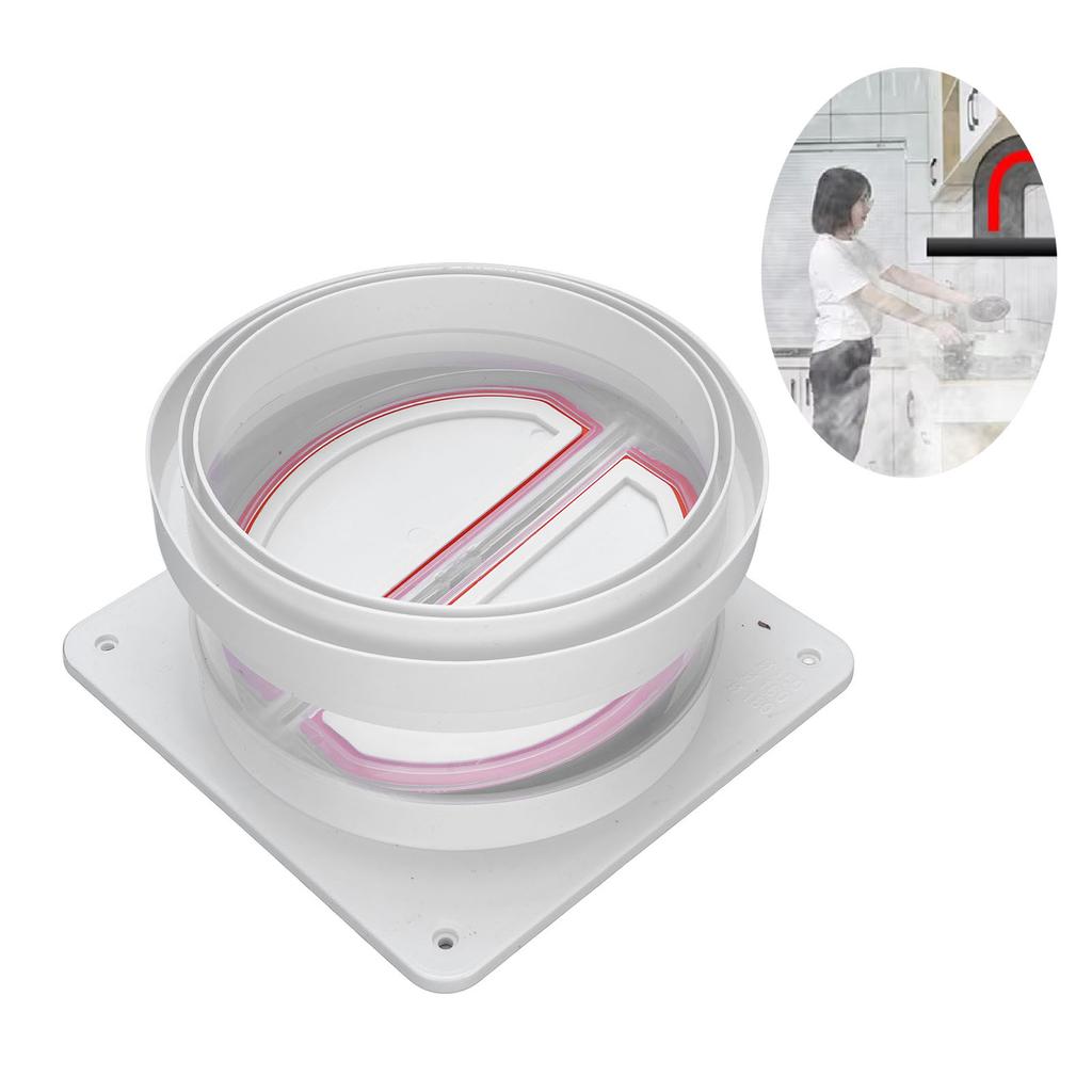 Dunstabzugshaube Rückschlagventil Einweg Geruchsdicht Kunststoff Küche Badezimmer Abzugskanal Rückschlagventil Rückstauklappe