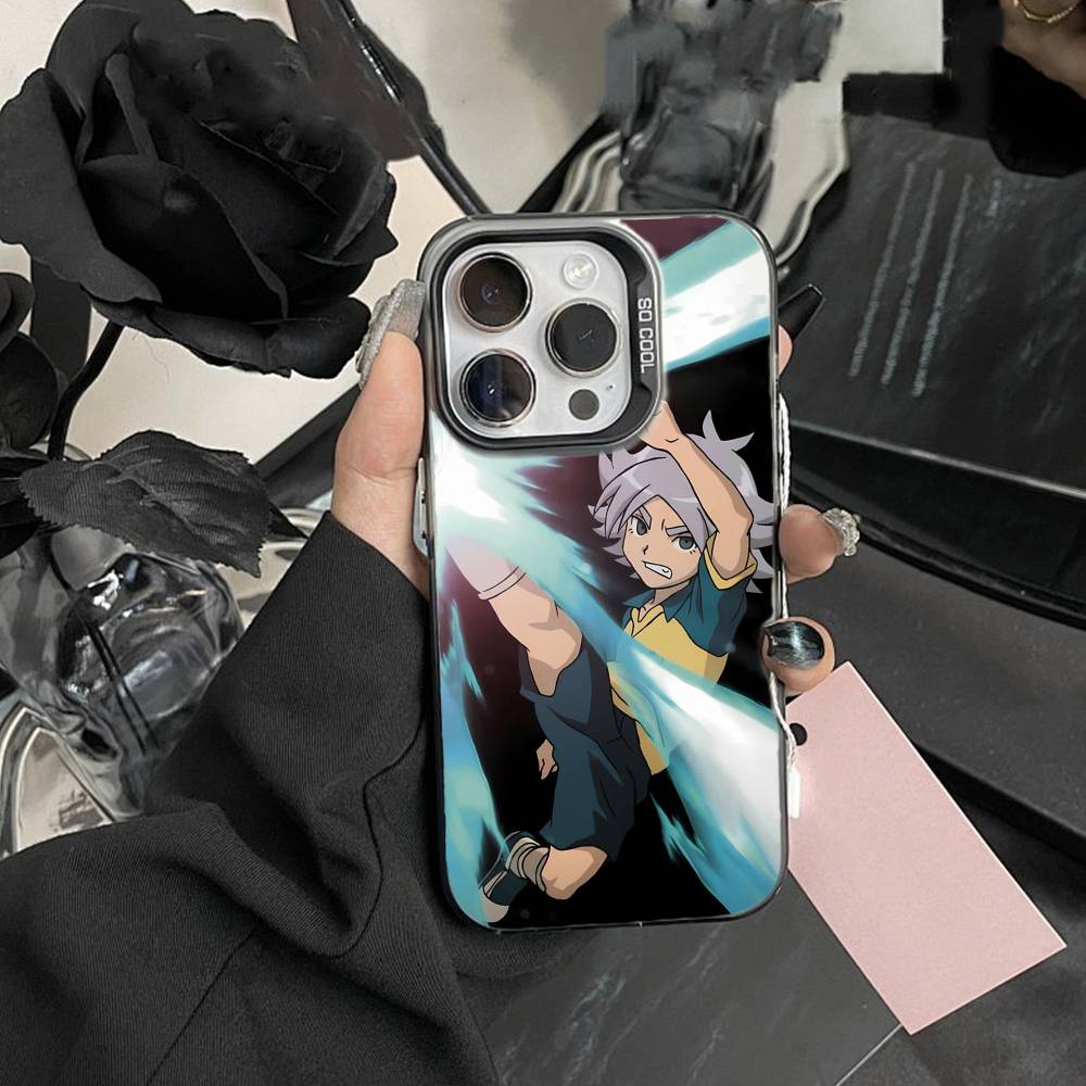 

Cool Football InazumaS Eleven 11 Phone Case For iPhone17, 16,15,14,13,12 Pro Max Black Candy Matte Shockproof Cover iPhone12PRO