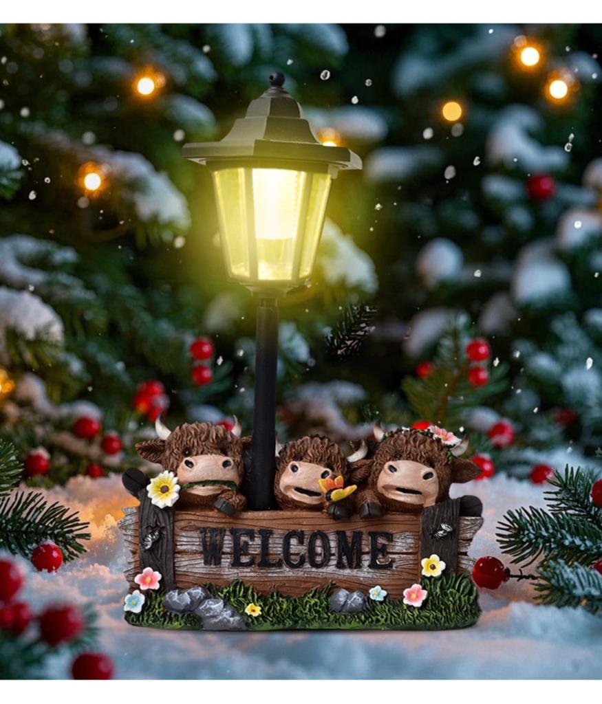 Lumină Solară de Grădină Exterior Statuetă Ornamente Cale de Grădină Încărcare Solară Lumină Decorativă