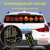 Creative Fun Three Models Gesture Lamp Car Interior Rear Windshield LED Hand Gesture Sign Middle Finger Sign Warning Brake Light