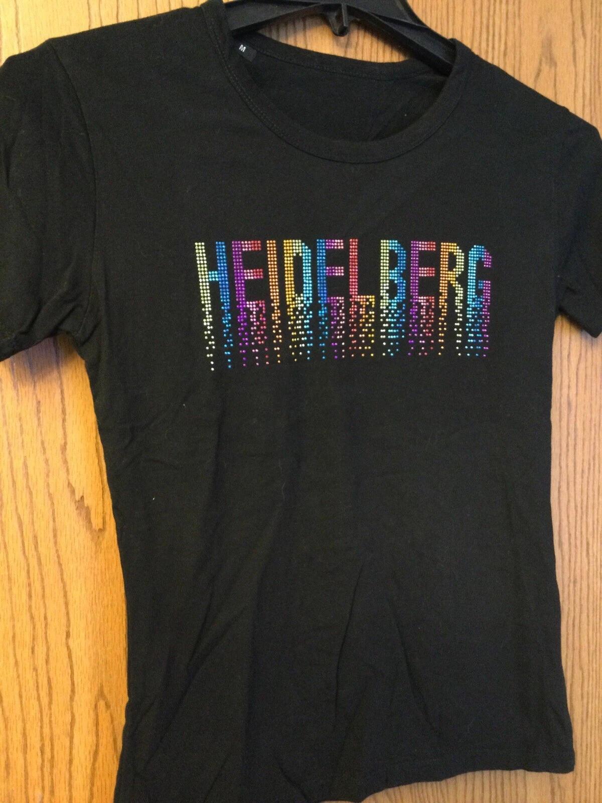 

Heidelberg- Black Shirt - Ladies Cut - M. XL