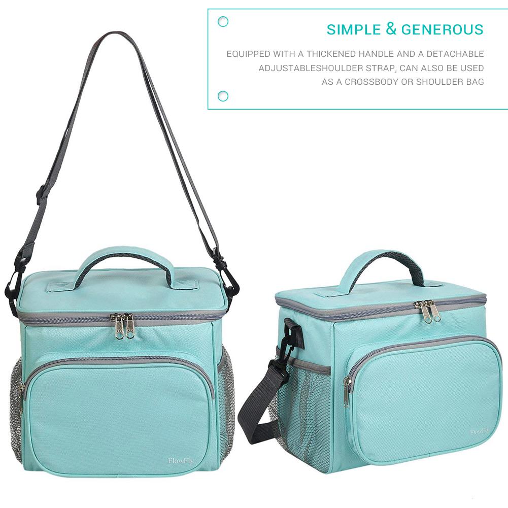 Large Capacity Insulated Thermal Tote Bag Cooler Outdoor Picnic Bag