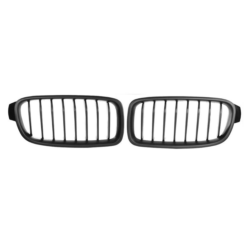 For BMW 3 Series F30 F31 F35 F80 2012-2018 Single Line Style Grille Front Kidney Mesh Bumper Grill ABS Car Replacement