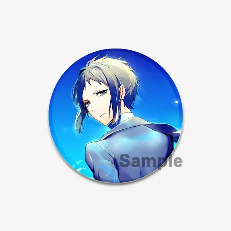 32/44/58mm Bungo Stray Dogs Pin Agency Atsushi Nakajima Dazai Osamu Soft Button Decorative Handmade Hat Badge Gift Accessory