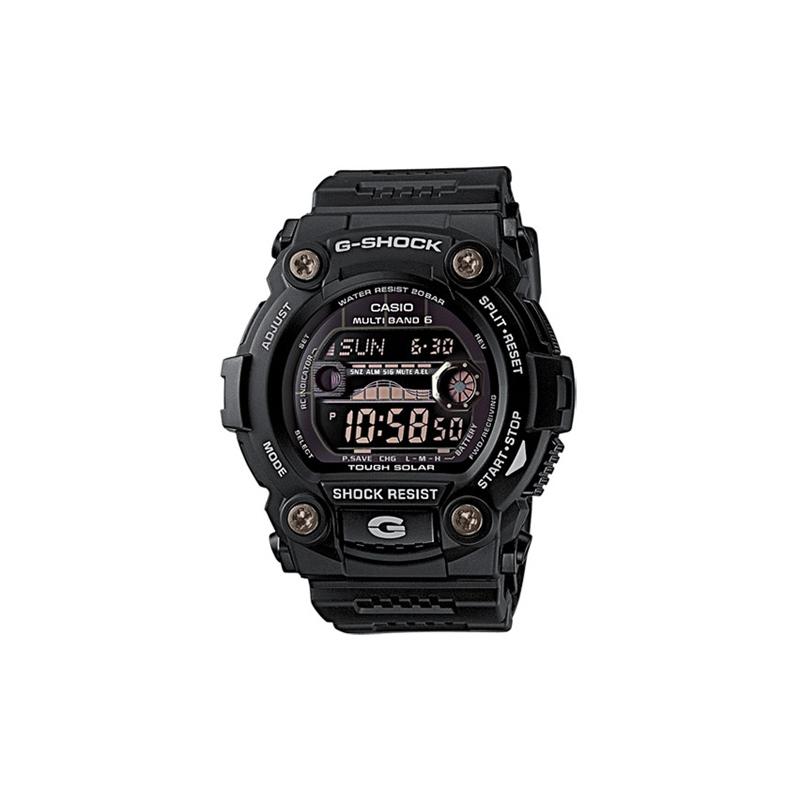 

Casio waterproof and shockproof sports watch, solar quartz movement, resin strap, Japanese and Korean watch, men s watch, black dial GW-7900B-1ERP чёрный