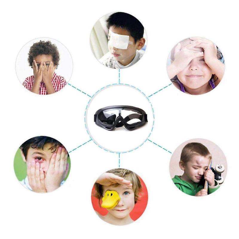 3pack Kids Safety Goggles,kids Outdoor Games Goggles For Nerf N-strike Pistol Elite Gun Game Eye Protection And For Lab Work