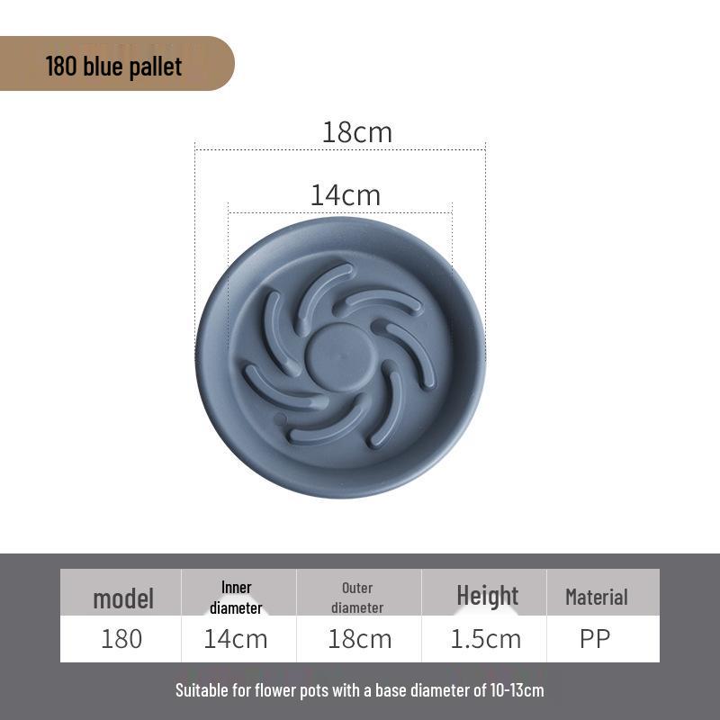 Round Permeable Water Collection Tray - Anti-Suffocation Root Rot Mat for Flower Pots