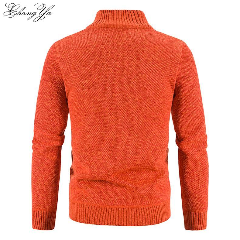 Men's Cardigan Jacket Zipper Knit Shirt Shirt Men's Tops
