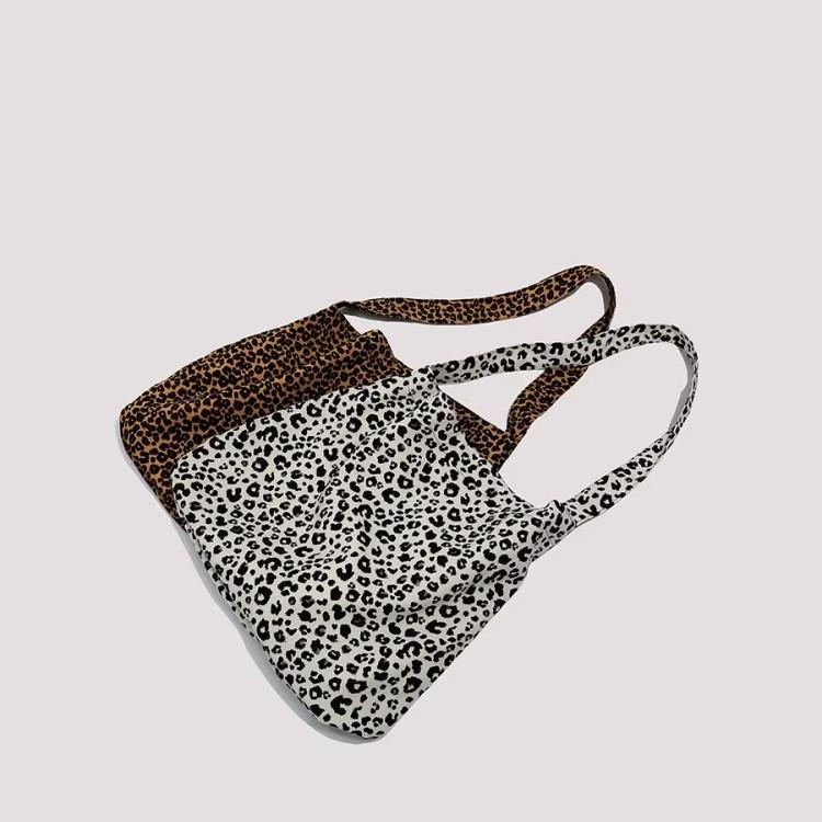 IELGY Ladies Messenger Bag Lazy Style Leopard Print Large Capacity Commuter Shoulder Bag