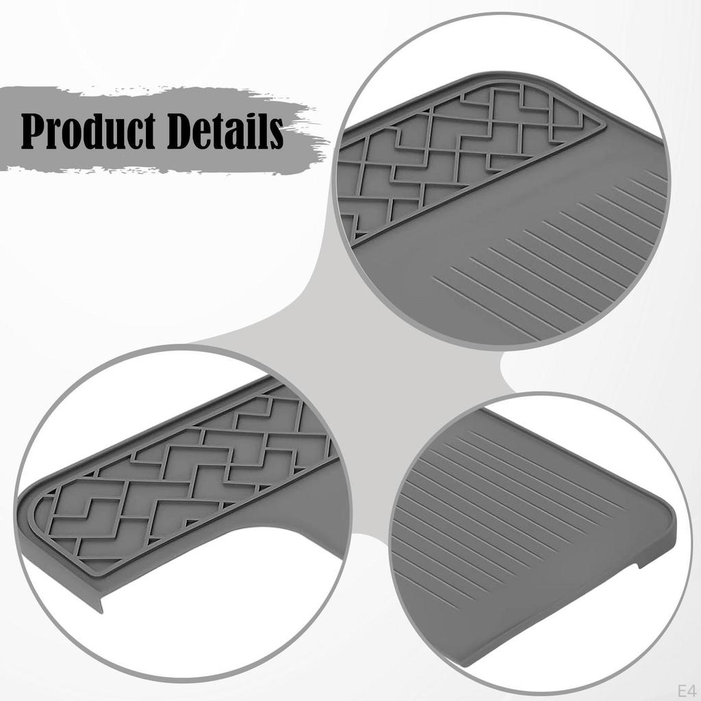 Coffee Maker Mat Silicone Drying Machine Waterproof Suitable for Kitchen Bar
