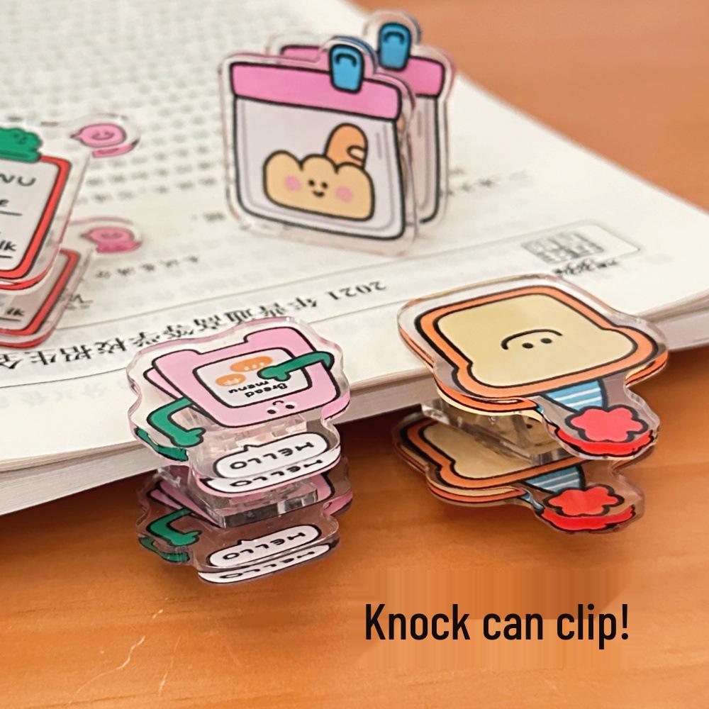 Charming Cartoon Decorative Acrylic Memo & Sealing Clip