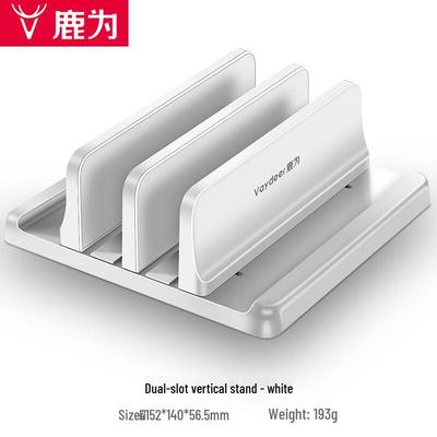 Verticale Laptopstandaard met Dubbele Sleuf