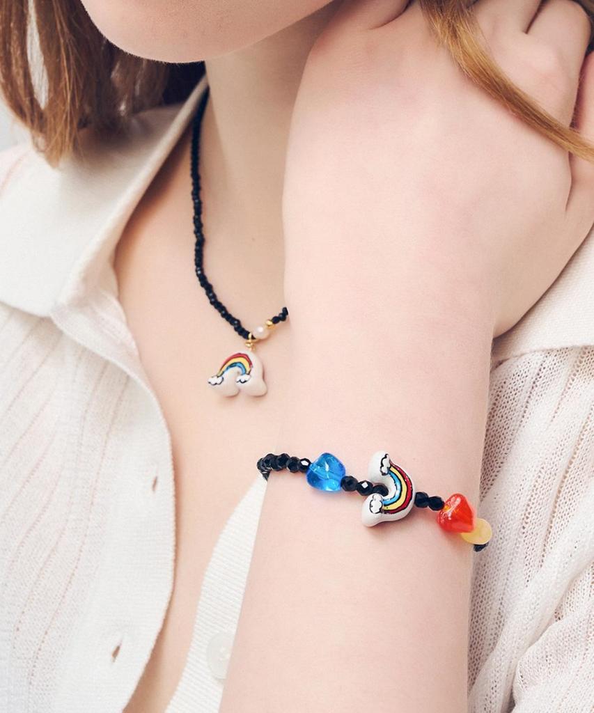Dana Burton Rainbow Dream Glass Bracelet