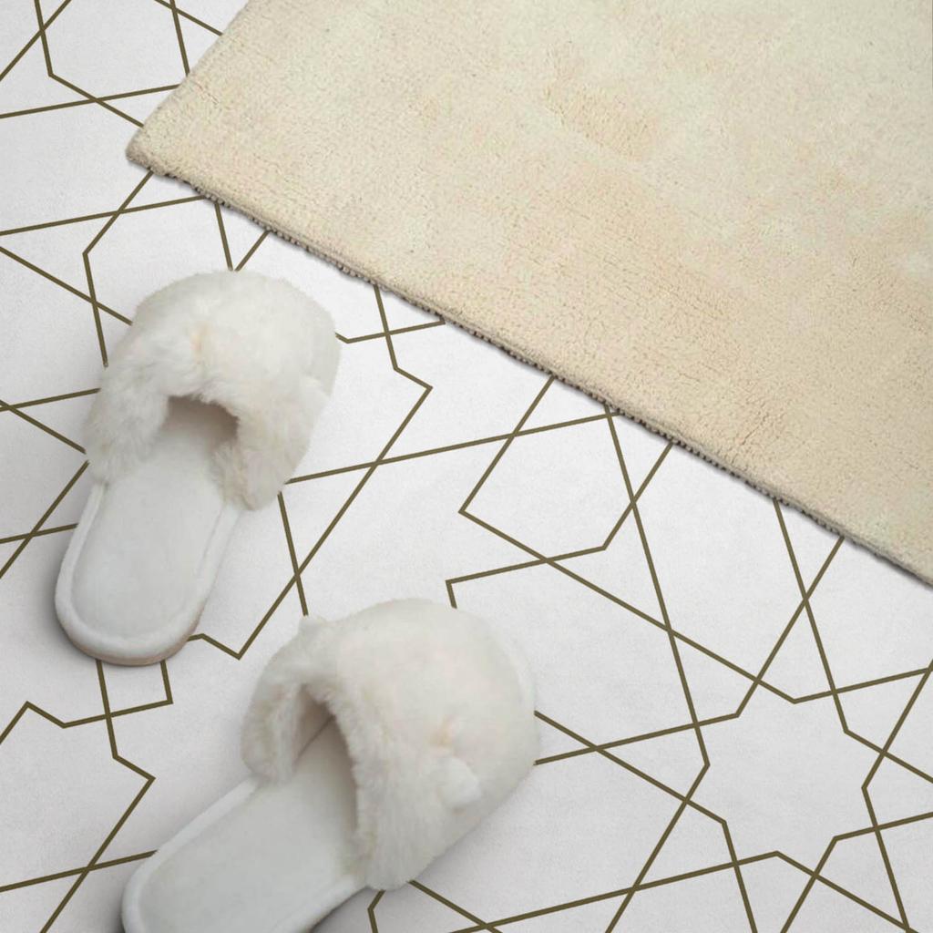 Self-Adhesive Vinyl Panel - Printed Decoration 120x60 Cm Geometric Line Pattern