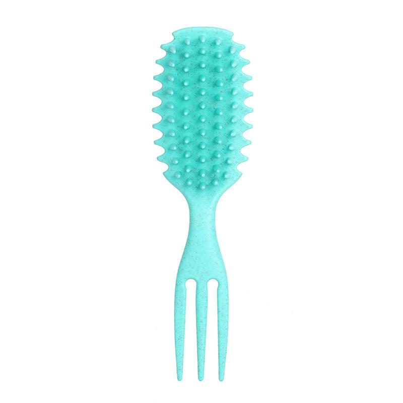 Curly Hair Brush Gentle Detangling Hairbrush Scalp Massage 3-in-1 Multifunction Curl Comb Defining Curly Hair Styling Tools