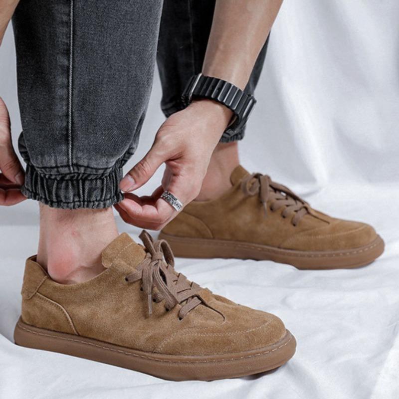High Quality Fashionable Men's Shoes New Anti Suede Loafers for Men in Autumn 2026 Trendy British Casual Shoes Zapatos De Hombre