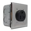 NEMA 6 50R 50A Power Outlet Receptacle, Electrical Socket for Welders, Plasma Cutters, Electric Ranges, Dryers, and