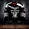 Herren 3D Digitaldruck Raider Team Verdickte Reißverschluss Fliegerjacke
