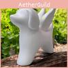 Exquisite Angel Wings Dog Sculpture Modern Resin Art For Home And Garden Dcor