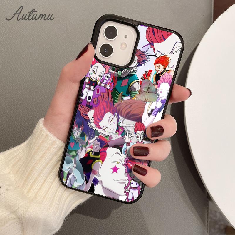 Hunter X HUNTER Hisoka Hrací karta Pouzdro na telefon pro iPhone 11 12 13 14 Pro Max mini XR XS SE 2020 6 7 8 Plus Galaxy S21 S22 Kryt