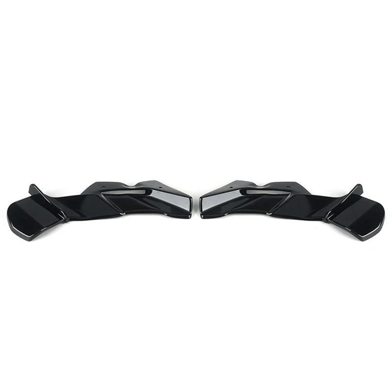 Motorcycle Accessories Front Winglet Spoiler Wing Fairing Lip For Kawasaki ZX-6R ZX6R Small Design Carbon