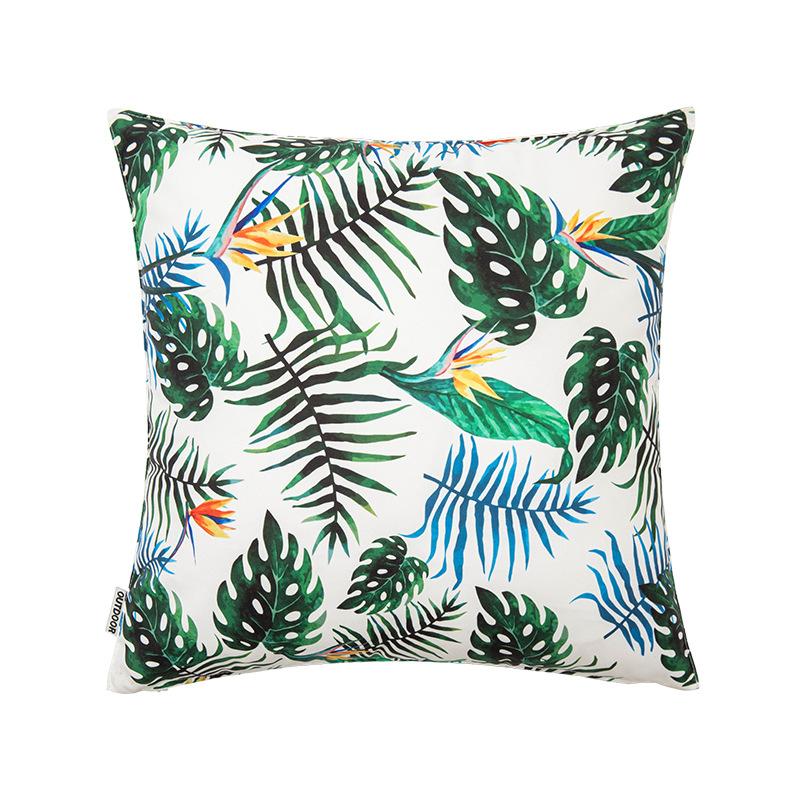 Tropical Plant Waterproof Outdoor Cushion Cover for Garden Furniture Cushions Seat Bench