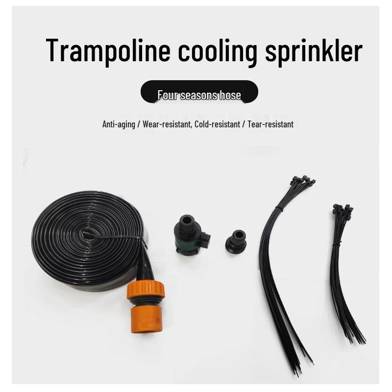 12m Children's Trampoline Cooling Micro-spray Sprinkler Set