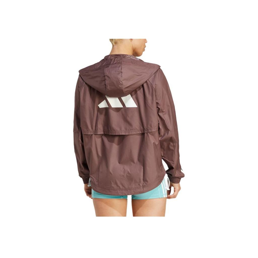 adidas Wind.Rdy Hyperglam Windbreaker Jacket Women Jacket Brown IX3216