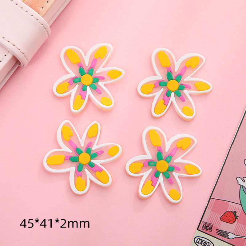 PVC Cartoon Flower & Animal Hair Clip and Clothing Accessories for Kids