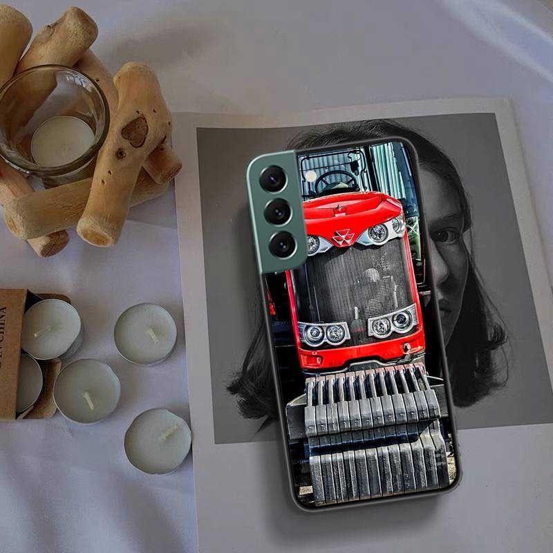 T-Tractor Farm Phone For Samsung S25 Edge Galaxy S22 Ultra S21 S10 S9 Plus S20 S23 S24 FE Case S10E Cover Silicone Soft Coque Fu