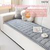 YKFN Winter Sofa Pad, Warm, Nordic-Style Sofa Cover, Easy-to-Use, Fluffy, Rectangular, 2-Seater, Armrest or Armless, Non-Slip, Thick, Pet-Friendly, St