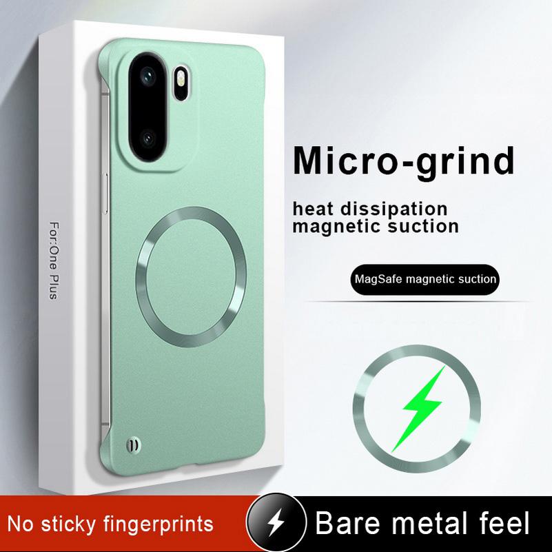 Slim Bezels with Magsafe Magnetic Case for OnePlus Ace 6T 6 5 Pro 3 2 One Plus 15 13s 13R 13t 12 Ultra thin Camera Protect Cover